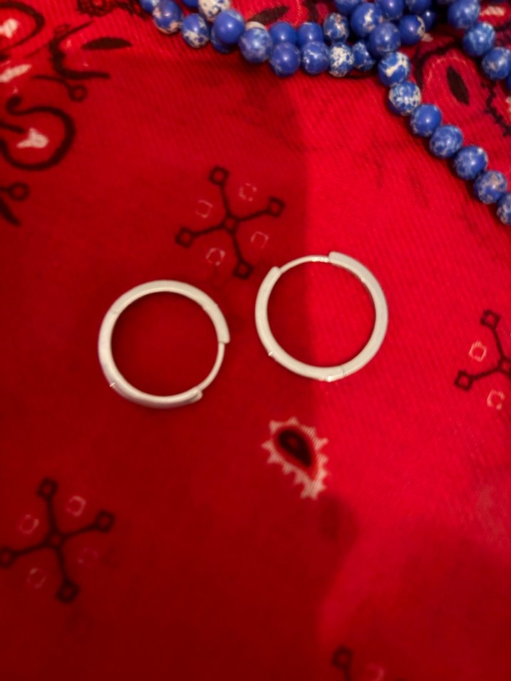 Gümüş küpe - Görsel 2