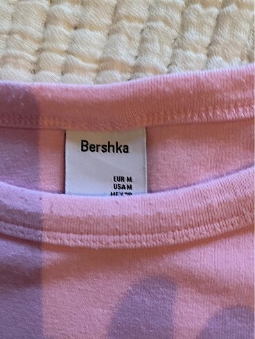 m Beden pembe Renk Bershka crop