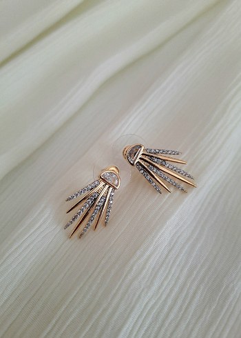 Accessorize Zincir Detaylı çelik küpe