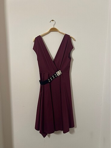 Derishow Bordo Elbise