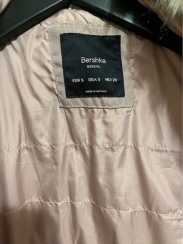 s Beden pembe Renk BERSHKA mont