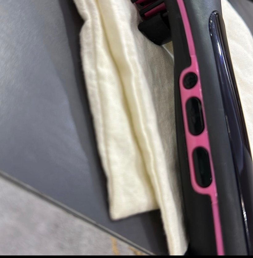 Mor Elektrikli Saç Düzleştirici Fırça - Görsel 5