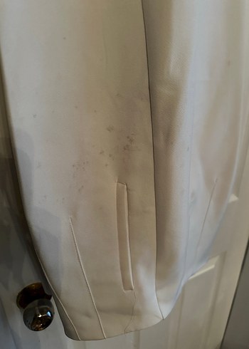 Beyaz Kadın Midi Kumaş Pantolon - Görsel 3