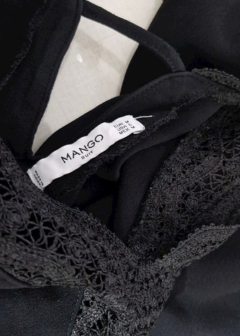 Dantel Detaylı siyah Midi Goth Elbise - Görsel 3