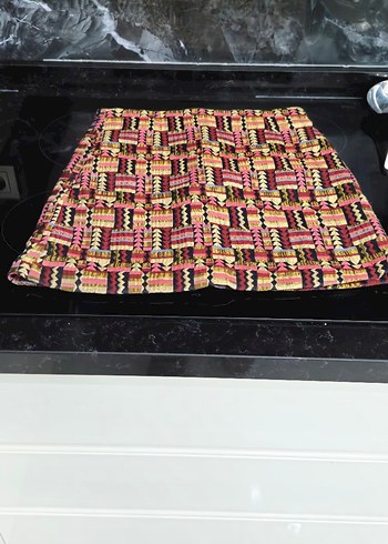 Çok Renkli Mini Etek - Görsel 3