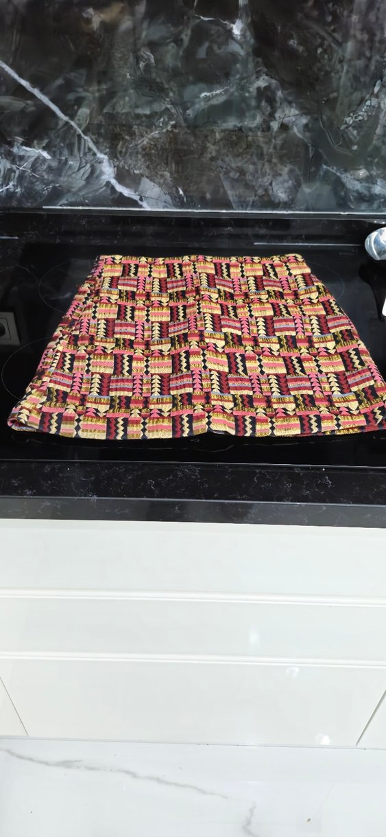 Çok Renkli Mini Etek - Görsel 3