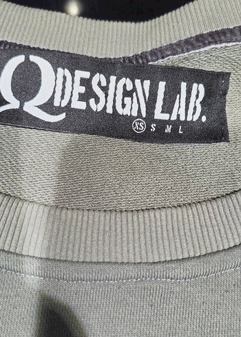 çok uçuk yeşil gri arasıKürklü Kadın Kısa Sweatshirt - Görsel 7