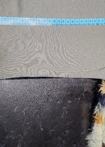 çok uçuk yeşil gri arasıKürklü Kadın Kısa Sweatshirt - Görsel 5