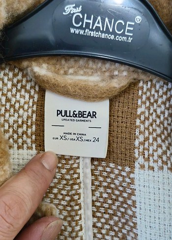 Düğmeli ekose gömlek kaban - Görsel 4