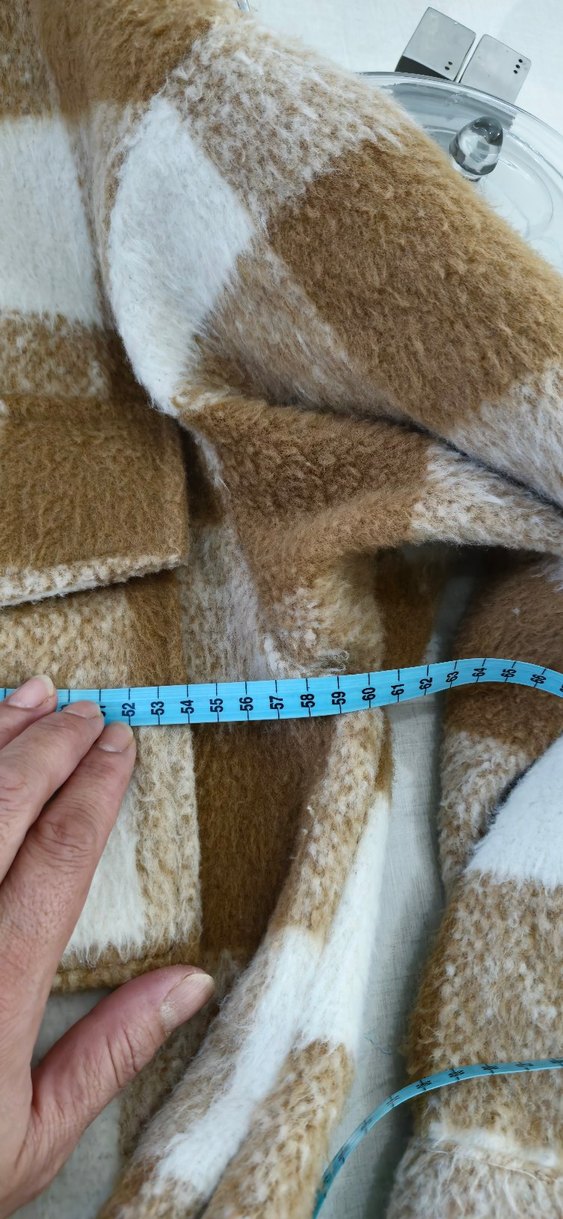 Düğmeli ekose gömlek kaban - Görsel 5