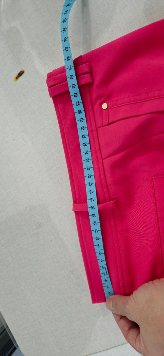 Pembe Kadın Kumaş Pantolon - Görsel 4