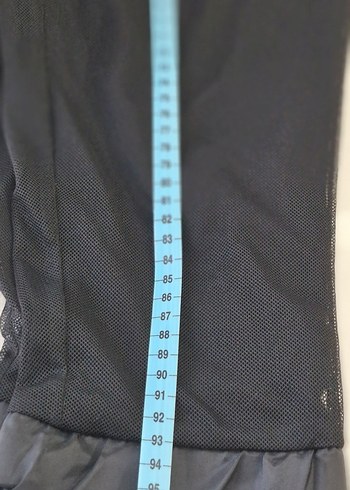 Siyah Fırfırlı Kadın Kumaş Pantolon - Görsel 7