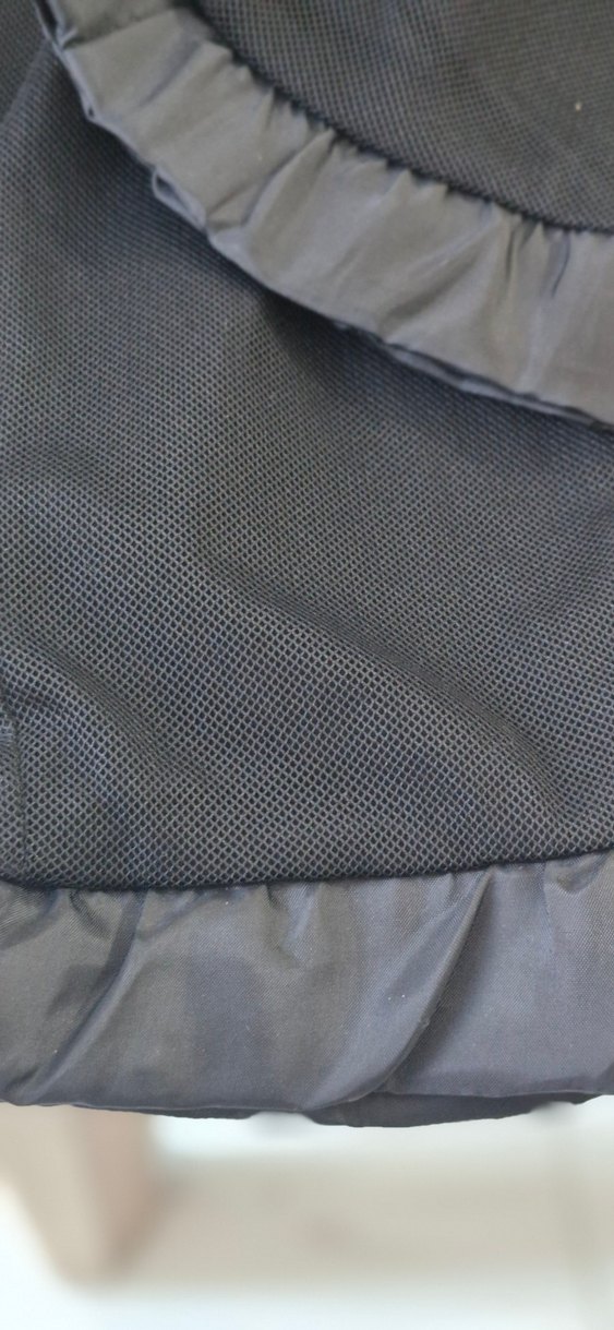 Siyah Fırfırlı Kadın Kumaş Pantolon - Görsel 2