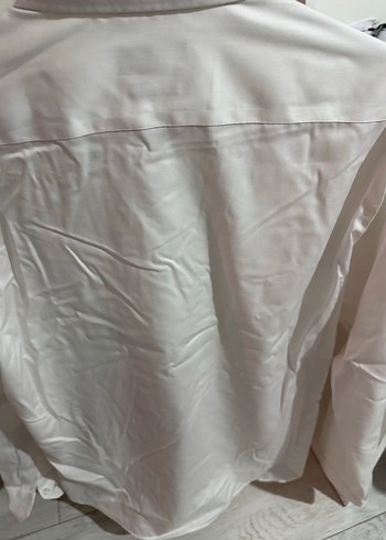 xl Beden beyaz Renk Beyaz Düğmeli Uzun Kollu Erkek Gömlek