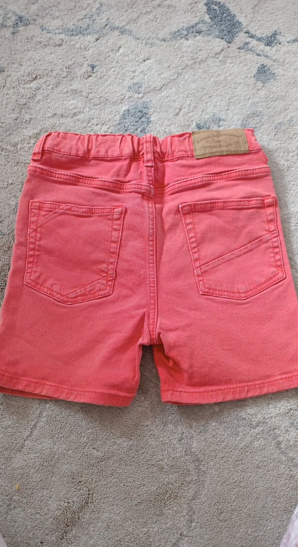 erkek Çocuk Pembe Düğmeli Denim Şort Zara 2/3 yaş - Görsel 4