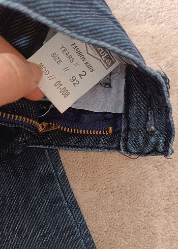 Erkek Çocuk Gri Regular Fit Kot Pantolon - Görsel 2