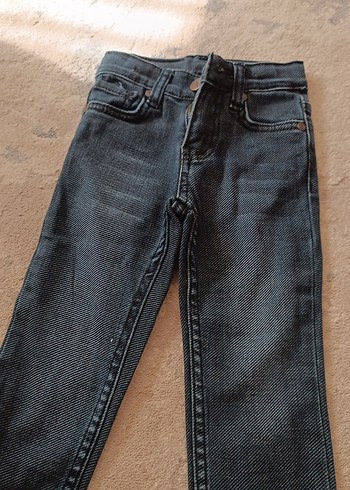 Erkek Çocuk Gri Regular Fit Kot Pantolon - Görsel 4