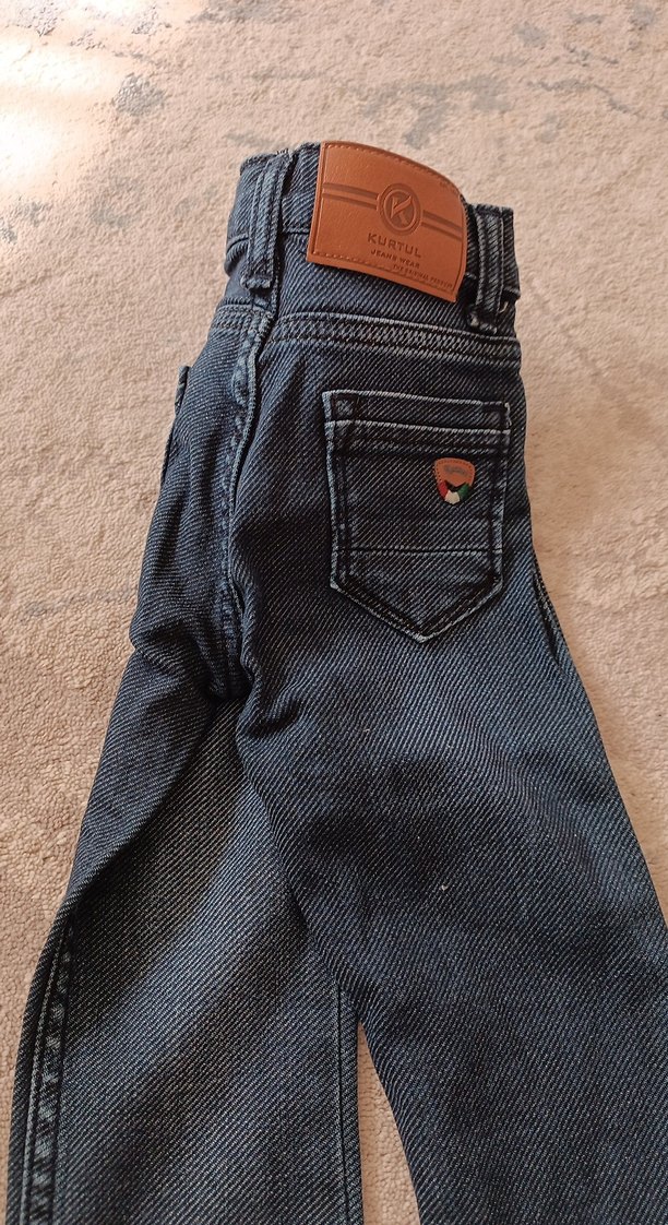 Erkek Çocuk Gri Regular Fit Kot Pantolon - Görsel 5