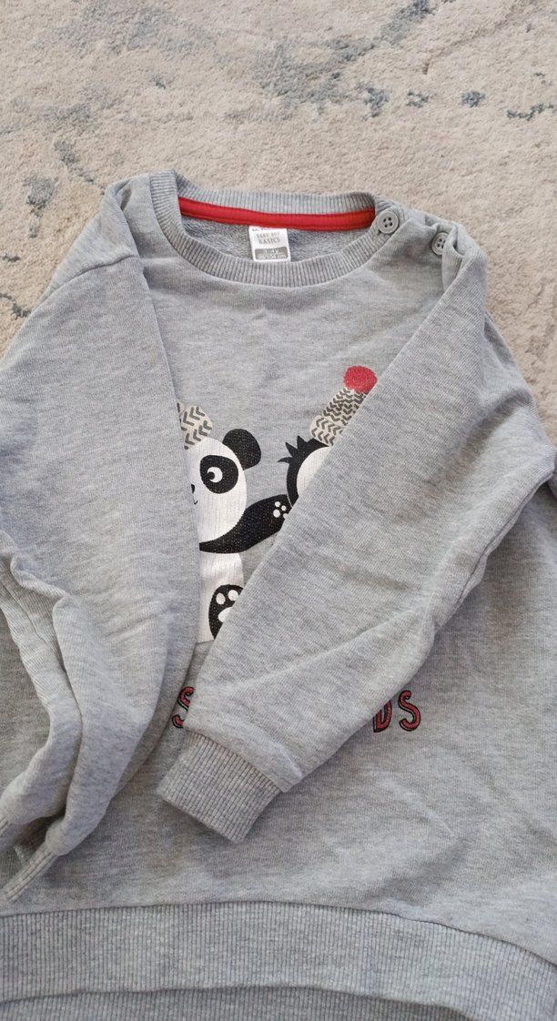 Gri Baskılı Erkek Çocuk Sweatshirt LC Waikiki - Görsel 5