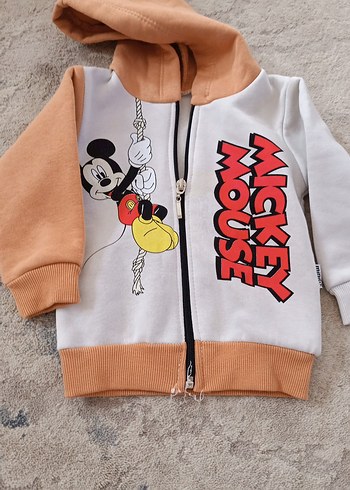 Mickey Mouse Baskılı Bebek Erkek Eşofman Takımı - Görsel 2