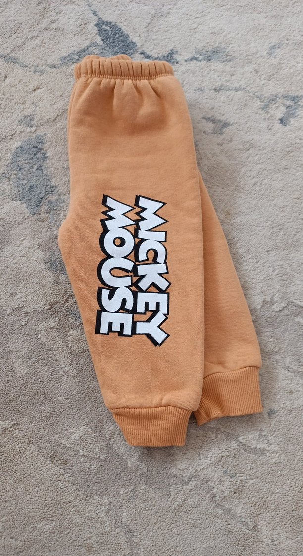 Mickey Mouse Baskılı Bebek Erkek Eşofman Takımı - Görsel 3