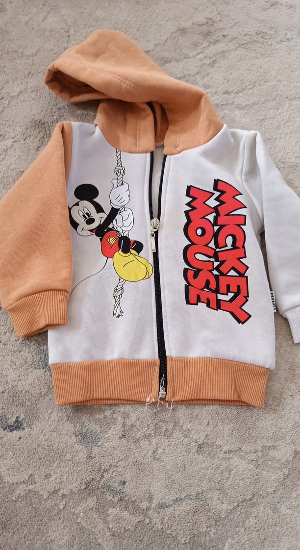 Mickey Mouse Baskılı Bebek Erkek Eşofman Takımı - Görsel 2