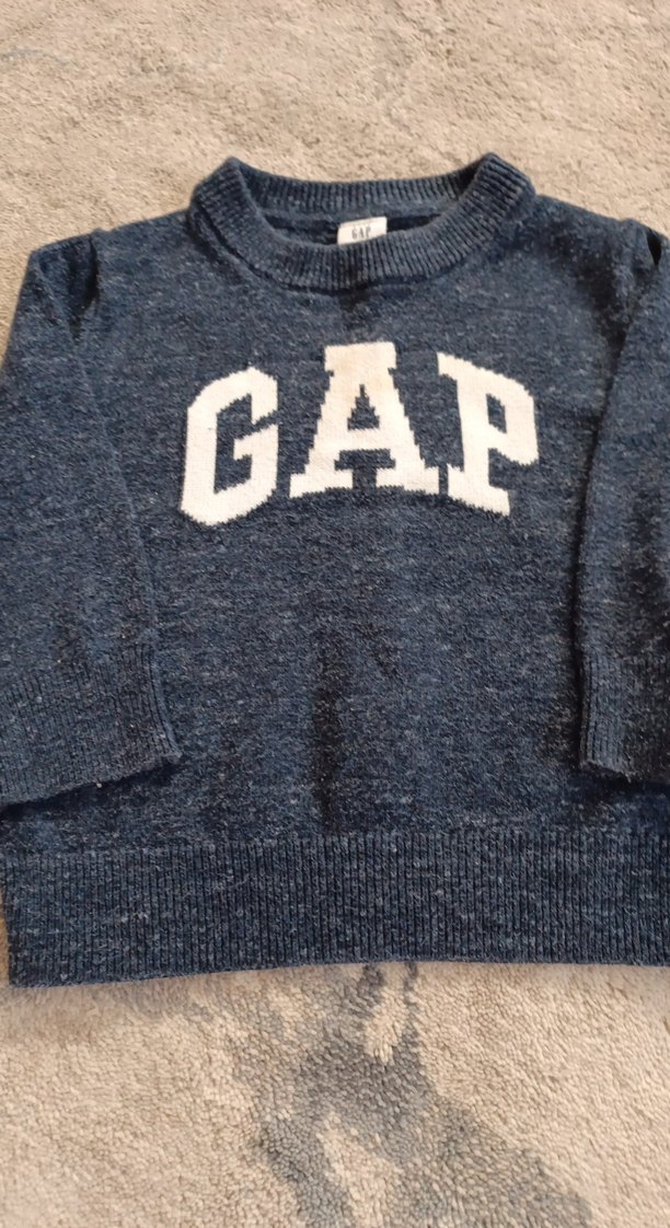 GAP Erkek Çocuk lacivert Triko Sweatshirt - Görsel 4