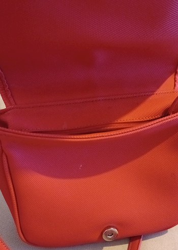 Kırmızı Deri Kadın Çanta polo marka - Görsel 4