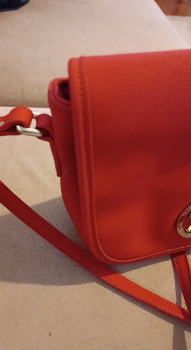 Kırmızı Deri Kadın Çanta polo marka - Görsel 3