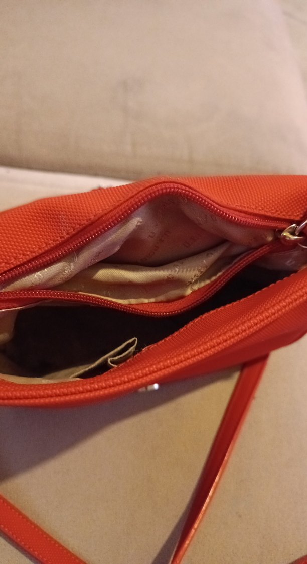 Kırmızı Deri Kadın Çanta polo marka - Görsel 5