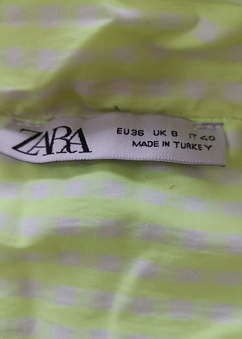 Sarı Düğmeli Zara 36 neden mont - Görsel 2