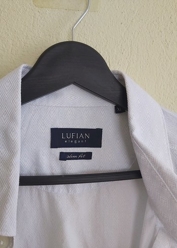 l/xl Beden Erkek Beyaz Keten Gömlek, Düğmeli, Regular Fit
