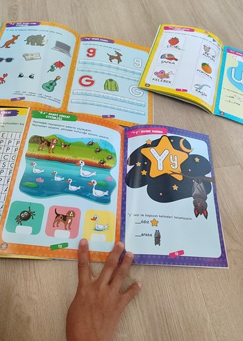 Beden Yaz-Sil Serisi 4'lü Okuma Yazmaya Hazırlık Kitapları