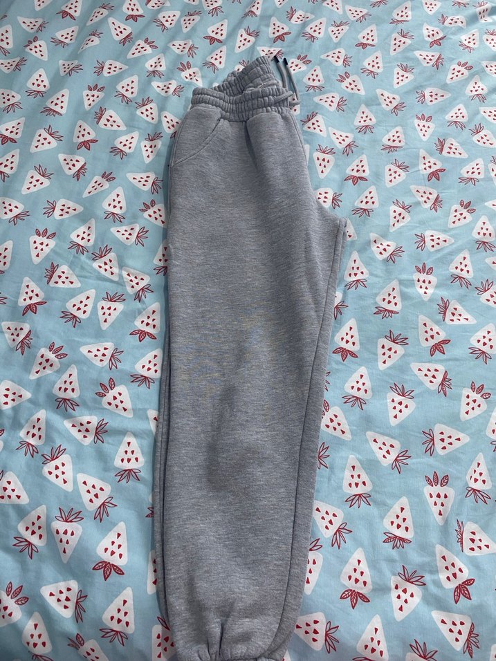 Gri Rahat Kesim Kadın Eşofman Altı - Görsel 3