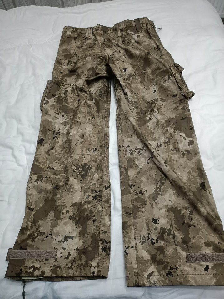 Kahverengi Kamuflajlı Bol Kesim Erkek Pantolon - Görsel 5