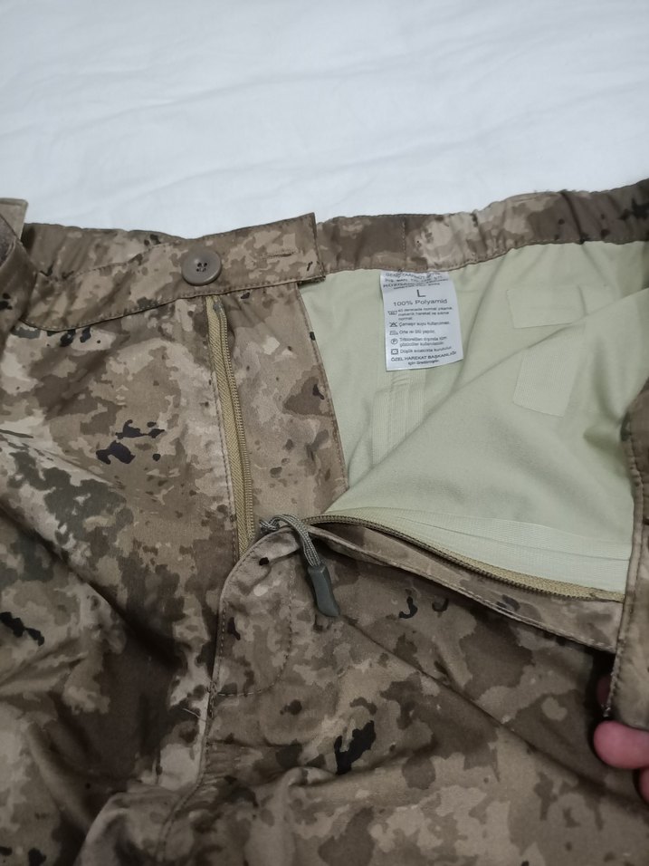 Kahverengi Kamuflajlı Bol Kesim Erkek Pantolon - Görsel 3