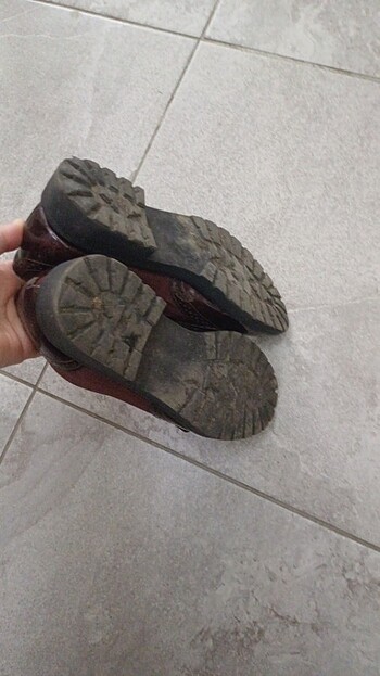 38 Beden bordo Renk Loefer Ayakkabı