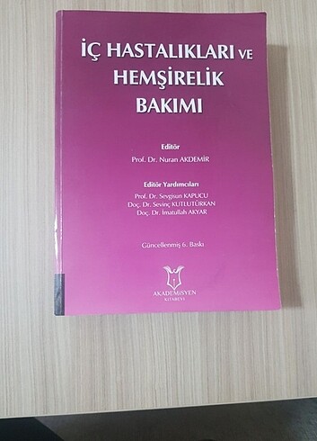 İç Hastalıkları ve Hemşirelik Bakımı