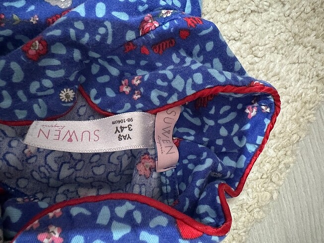 24-36 Ay Beden beyaz Renk Pijama Takımı
