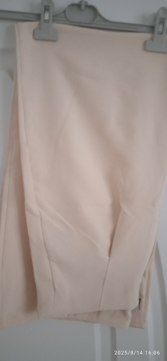 Bej Kadın Kumaş Pantolon - Görsel 2