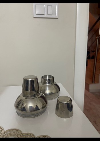 Paslanmaz Çelik Kokteyl Shaker Seti - Görsel 2