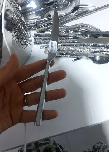 Gri Paslanmaz Çelik Bıçak Seti - Görsel 6