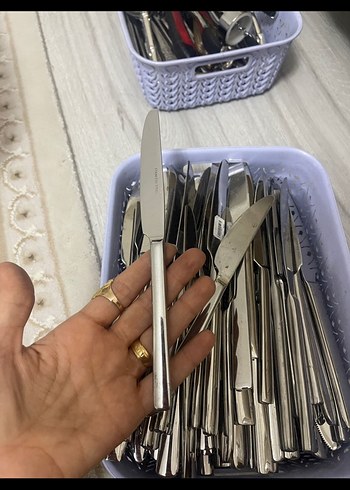 Gri Paslanmaz Çelik Bıçak Seti - Görsel 3