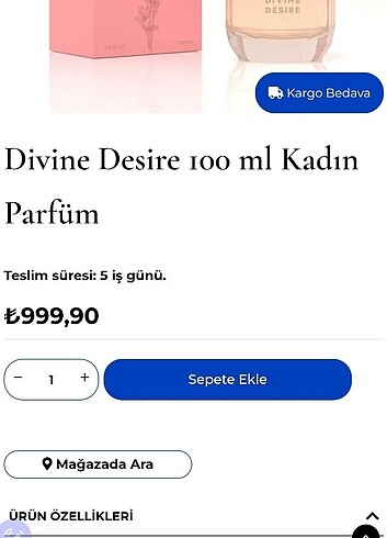  Beden mad divine desire parfüm 