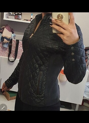 derimod hakiki deri kadın deri ceket - Görsel 2