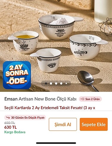 Emsan Emsan ölçü kabı