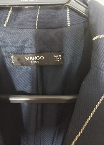 36 Beden lacivert Renk Mango blazer ceket