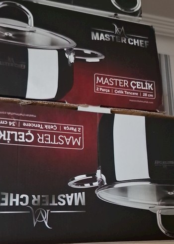 MasterChef 2 Parça 28 cm Çelik Tencere Seti