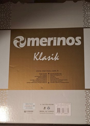 Merinos Parlak Altın Rengi Battaniye