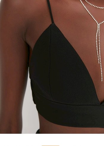 Siyah Mini Bustiyer - Görsel 2